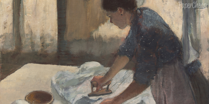 Woman Ironing by Degas